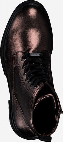 s.Oliver - Botines con cordones en bronce