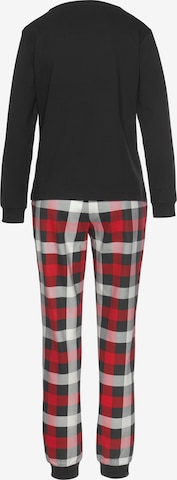 LASCANA Pyjama in Zwart