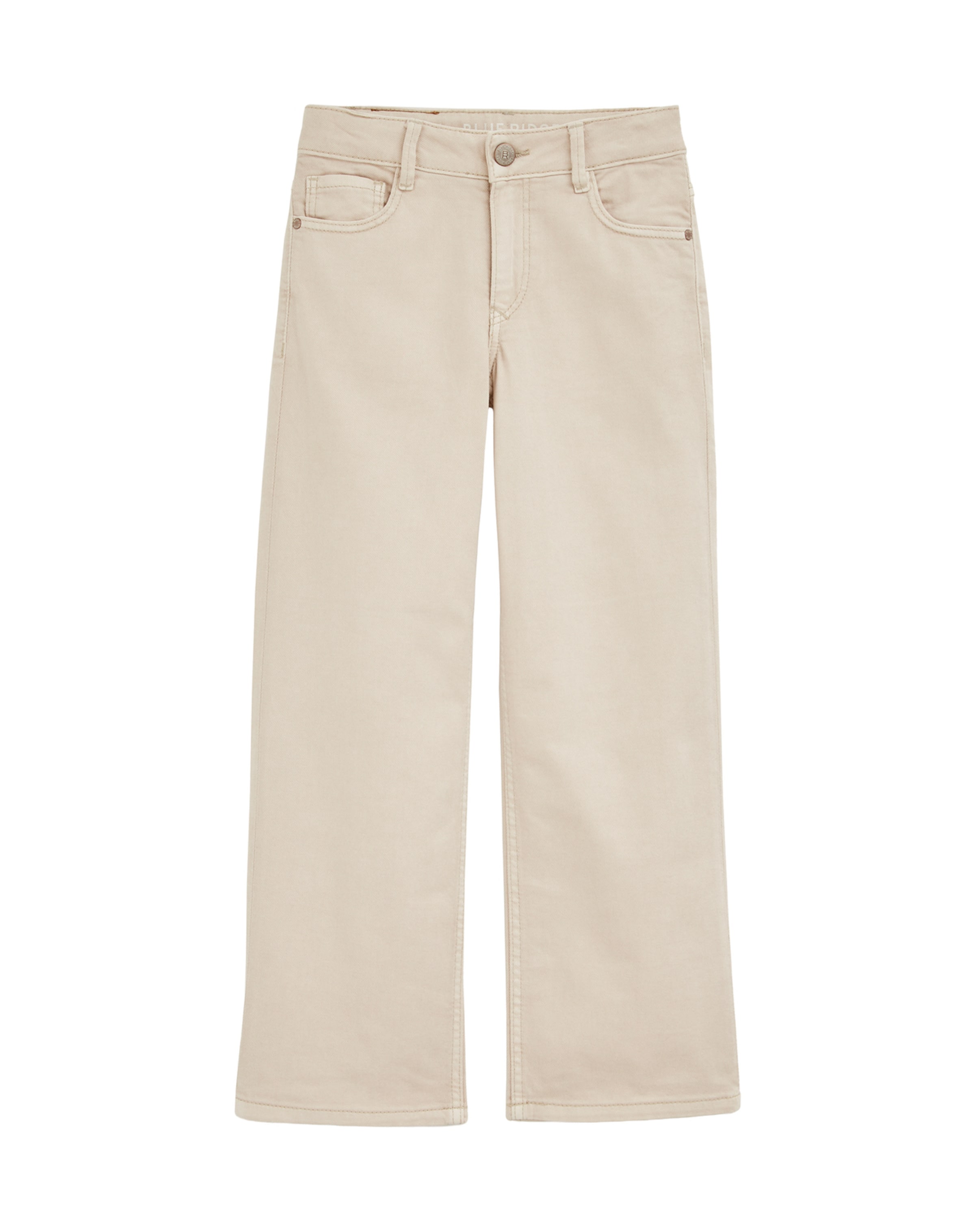 WE Fashion Wide Leg Jeans i beige: forside