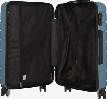 Nowi Suitcase Set 'Bergamo' in Blue