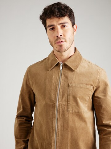 ABOUT YOU x Jaime Lorente Between-season jacket 'Emilio' in Brown