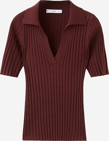 MANGO Sveter 'LOPE' - Červená: predná strana