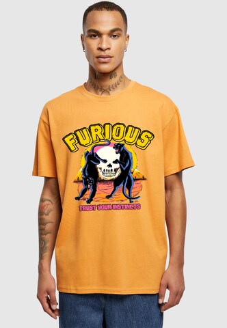 Maglietta 'Furious' di 2Y Premium in arancione: frontale