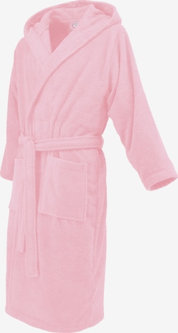 celodoro Long Bathrobe 'Home & Spa Collection' in Pink: front
