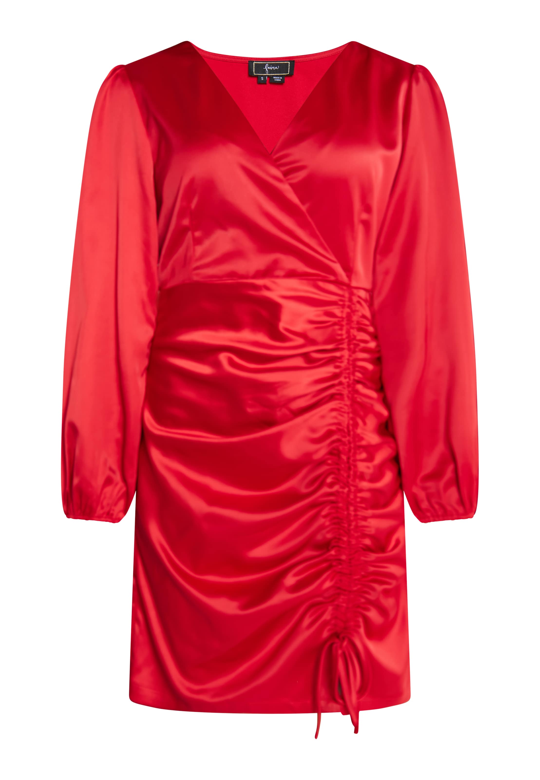 faina - Vestido de cocktail em vermelho: frente