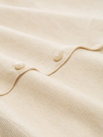 TOM TAILOR Strickjacke in Beige