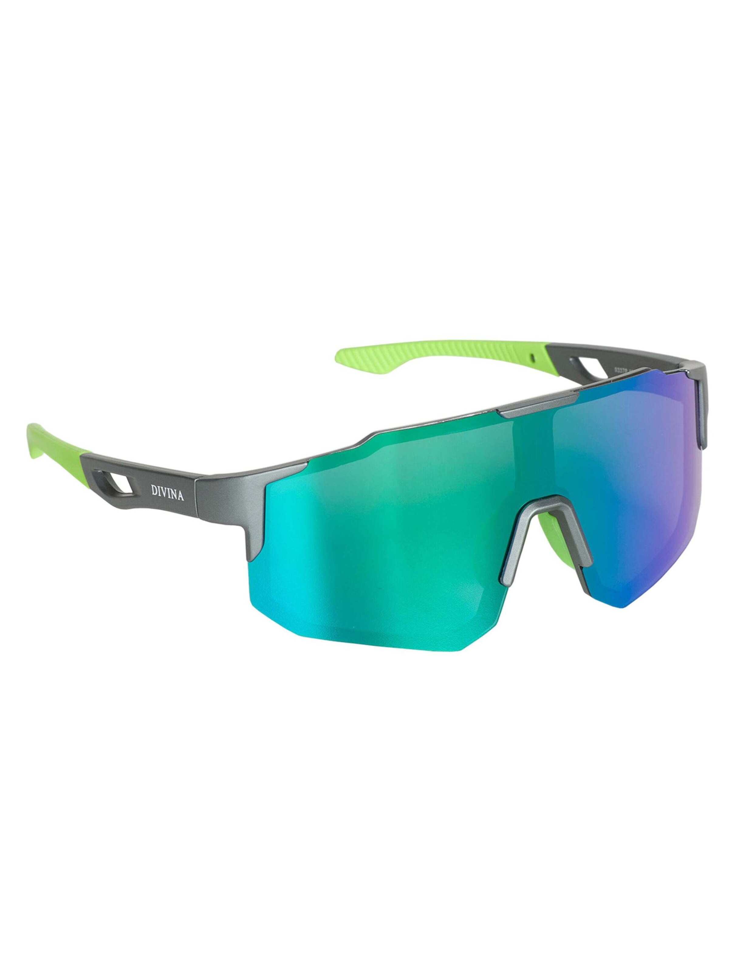 Divina Sportzonnebril in Grijs: voorkant