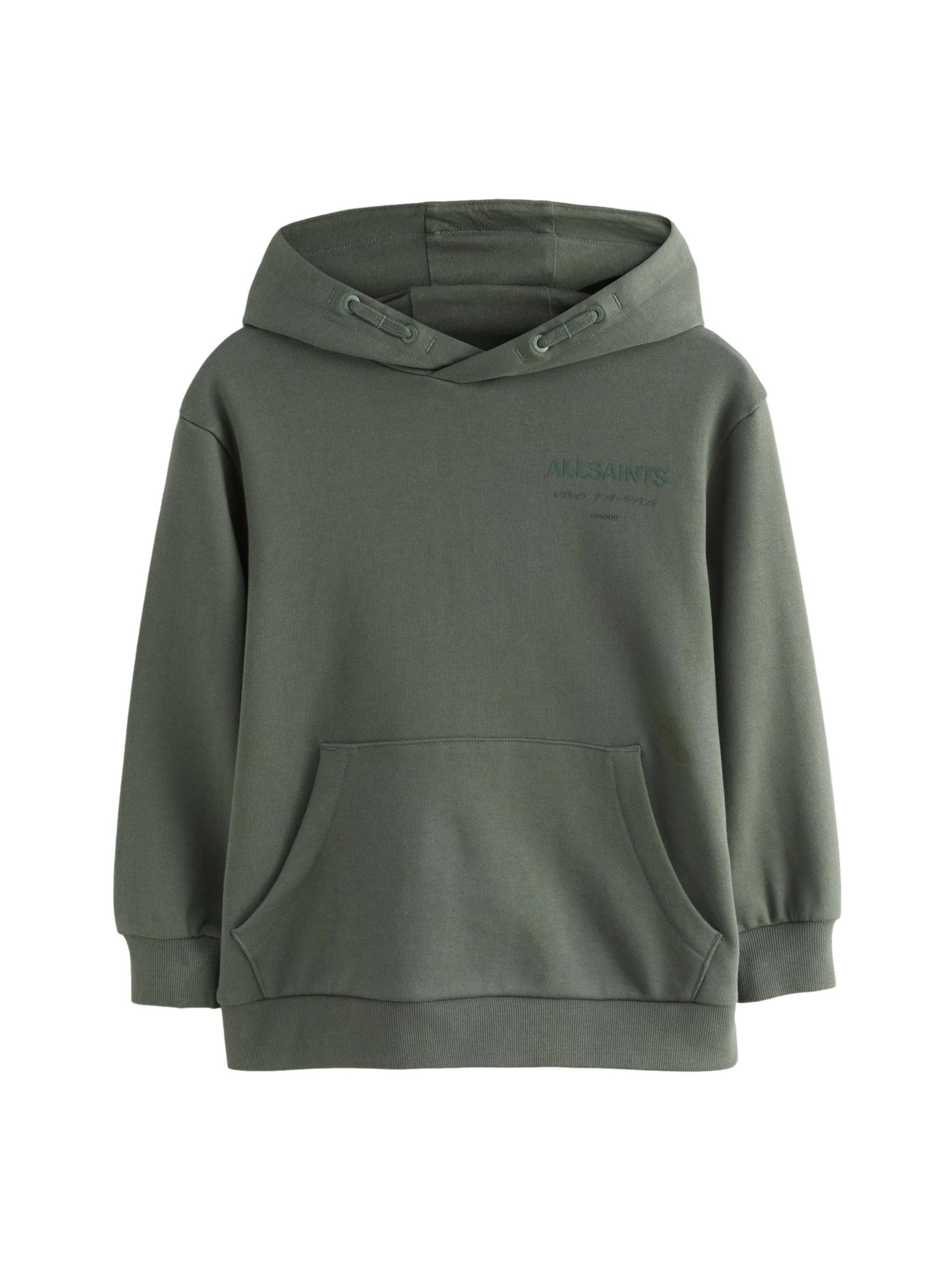 smALLSAINTS - Sweatshirt em verde: frente