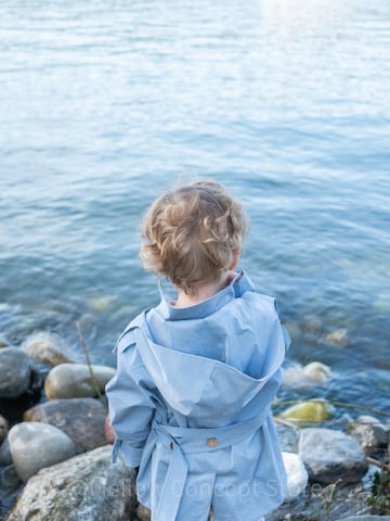 Veste mi-saison ZUBEK en bleu