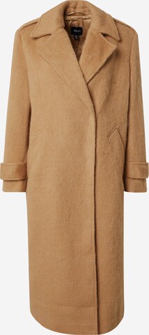 Nasty Gal Between-Seasons Coat in Beige: front