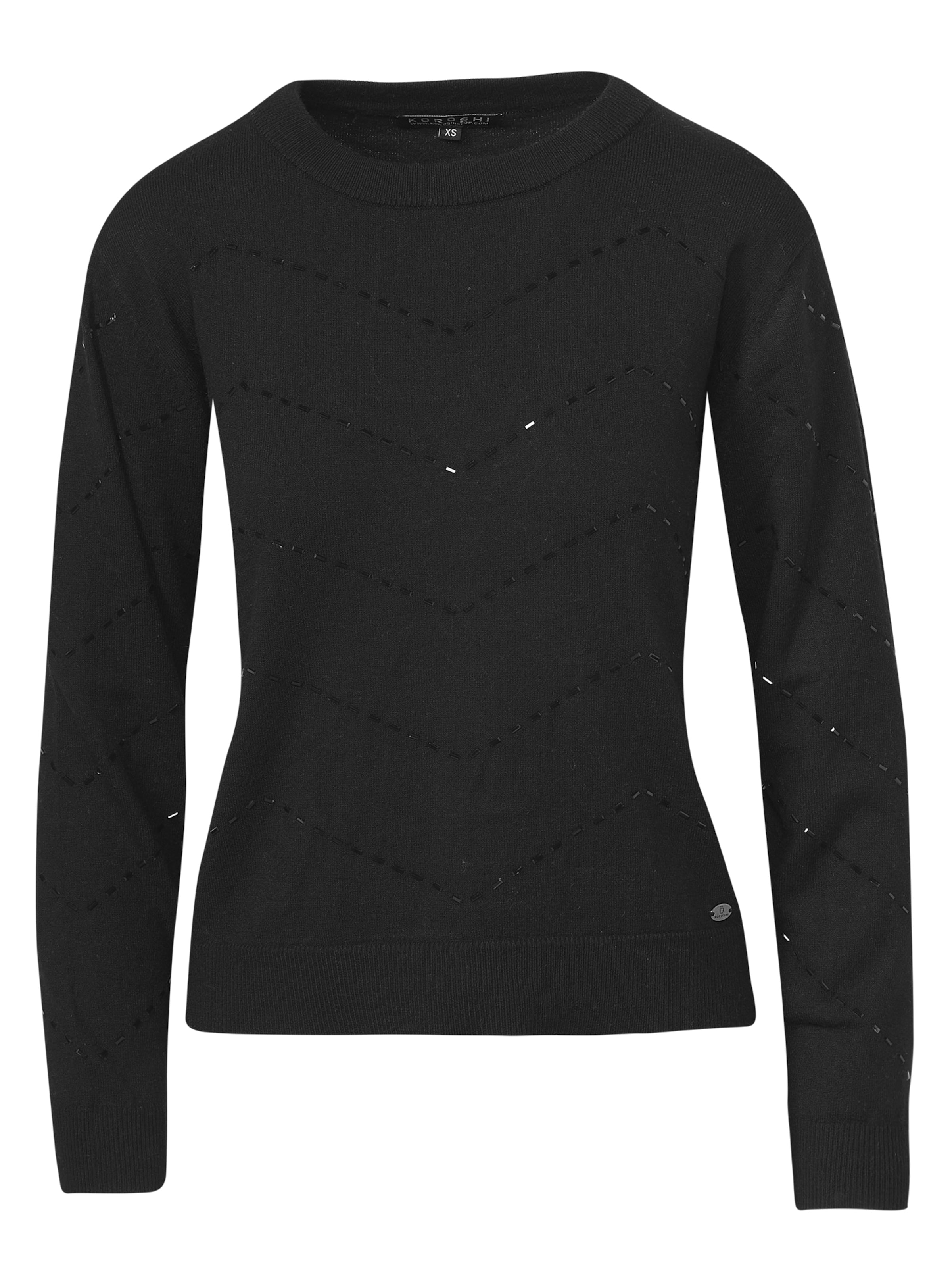 Pullover di KOROSHI in nero: frontale