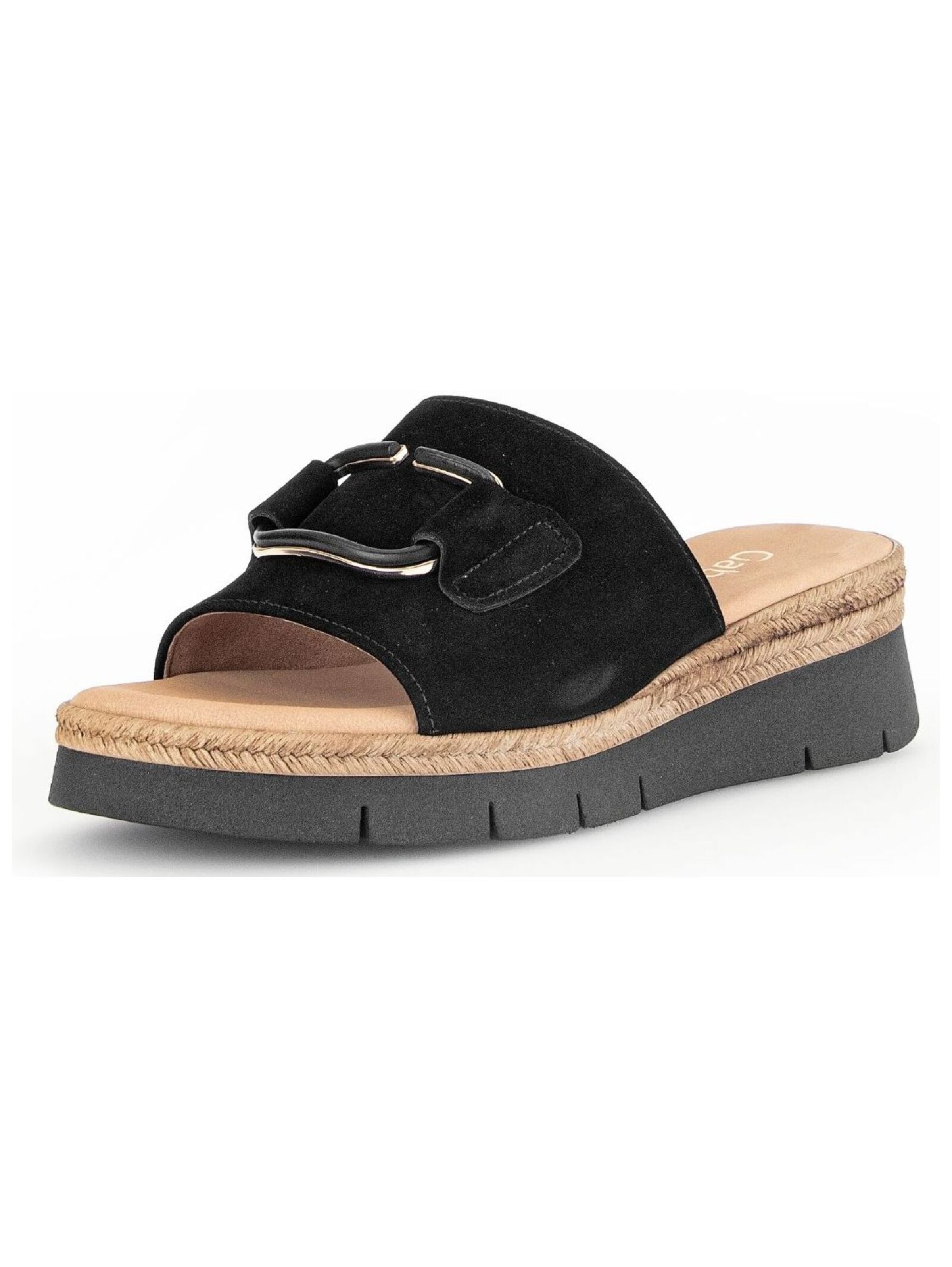 Zoccoletto di GABOR in nero: frontale