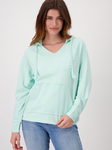 Sweat-shirt monari en vert : devant