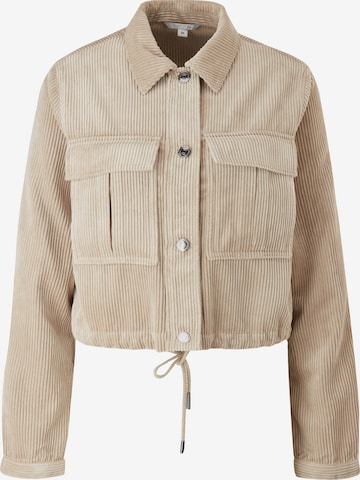 comma casual identity Jacke in Beige: predná strana