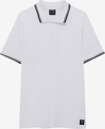 Pull&Bear Shirt in White: front