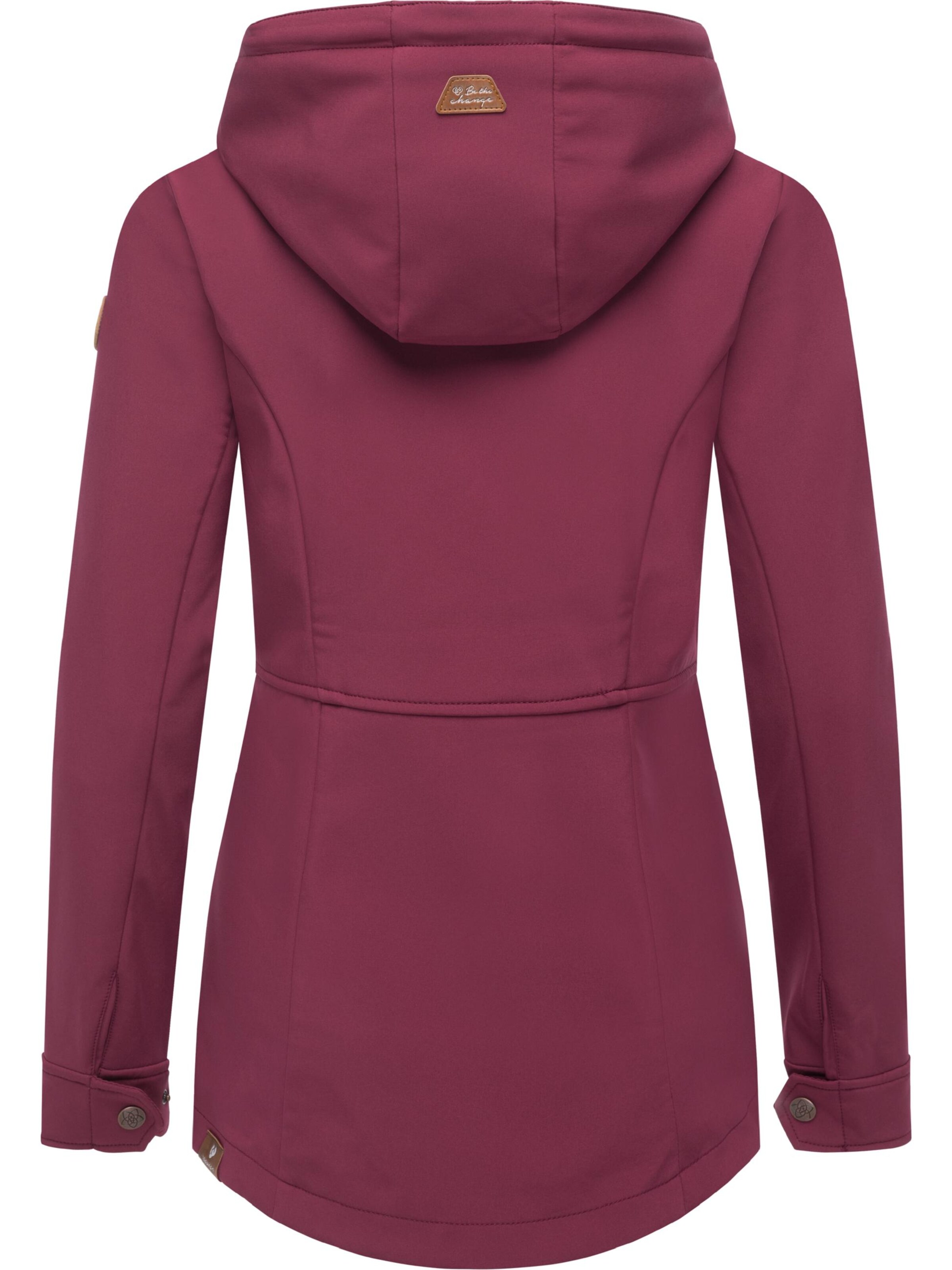 Ragwear Weatherproof jacket 'Yba' in Red