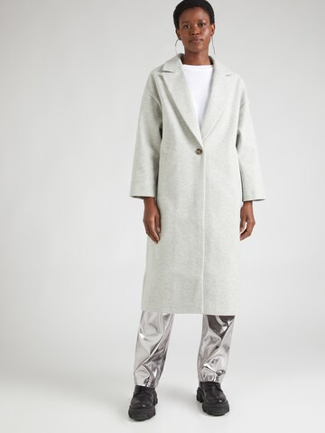 TOPSHOP Kevad-sügismantel, värv hall: eest vaates