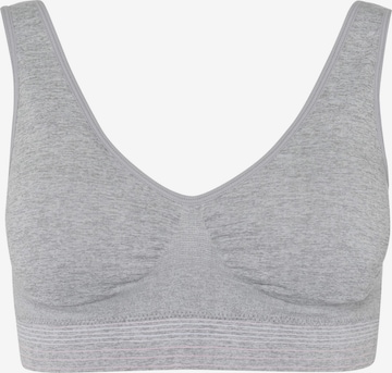 BeeDees Top in Grau: Vorderseite