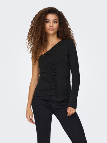T-shirt 'ONLLive Love One' ONLY en noir : devant