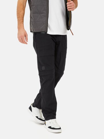 CAMEL ACTIVE Tapered Zip-Off Cargohose im Relaxed Fit in Blau: Vorderseite