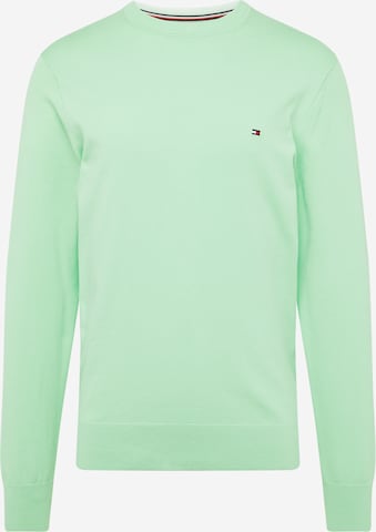 TOMMY HILFIGER Sweater '1985' in Green: front