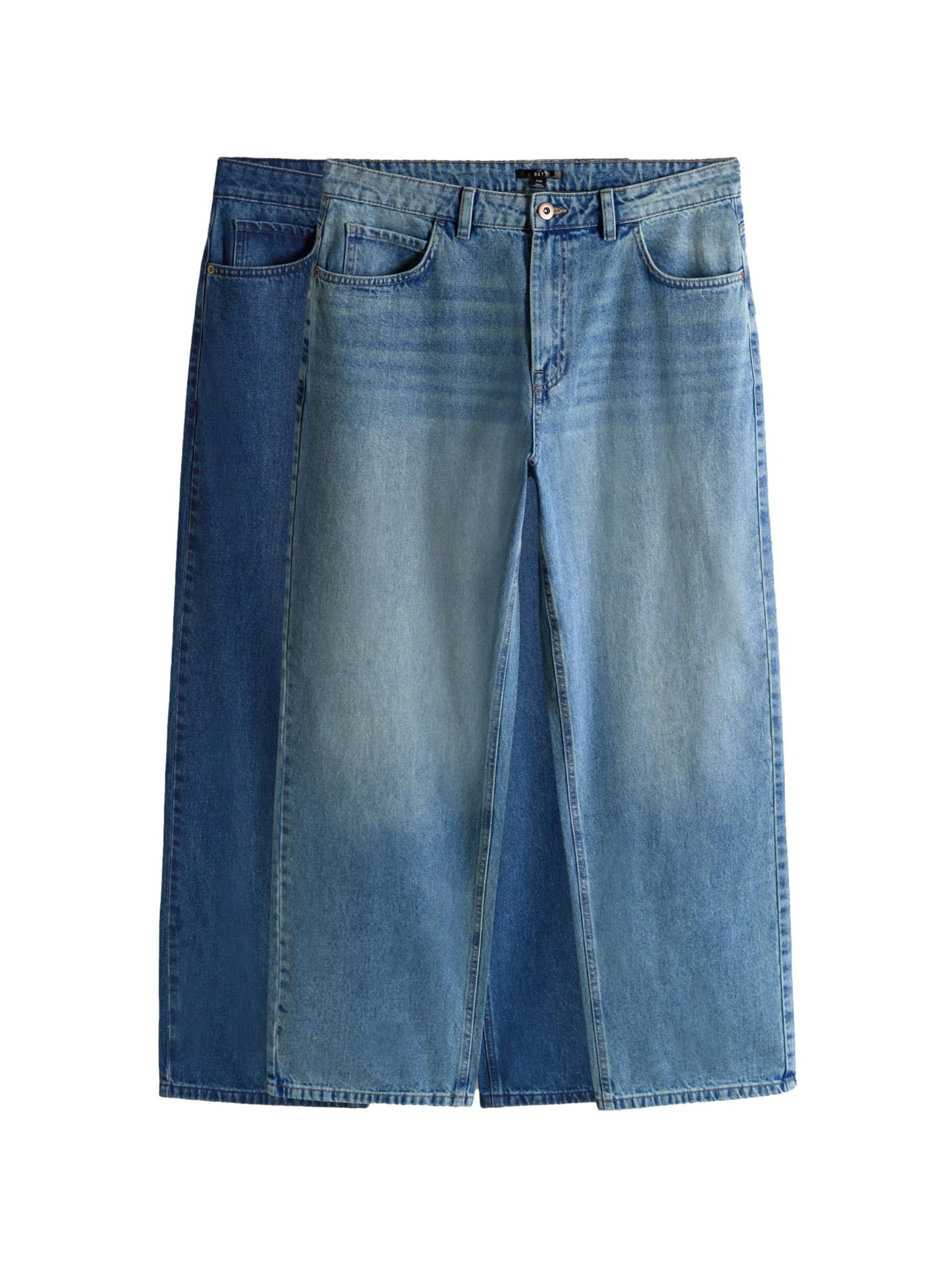 The Set - Loosefit Vaquero en azul: frente