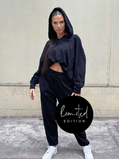 ABOUT YOU Limited Hose 'Lucia' by Mimoza - (GOTS) in schwarz, Modelansicht