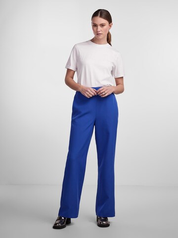 PIECES Wide Leg Hose 'PCBOZZY' in Blau