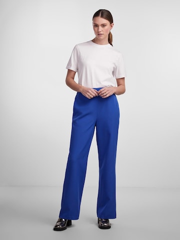 PIECES Wide leg Pants 'PCBOZZY' in Blue