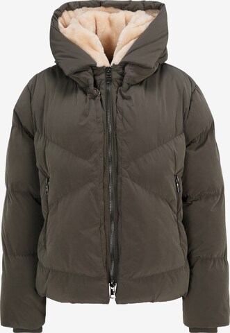 BLONDE No. 8 Winter Jacket 'Snow' in Grey: front