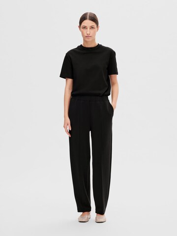 Regular Pantalon 'Fenja' SELECTED FEMME en noir