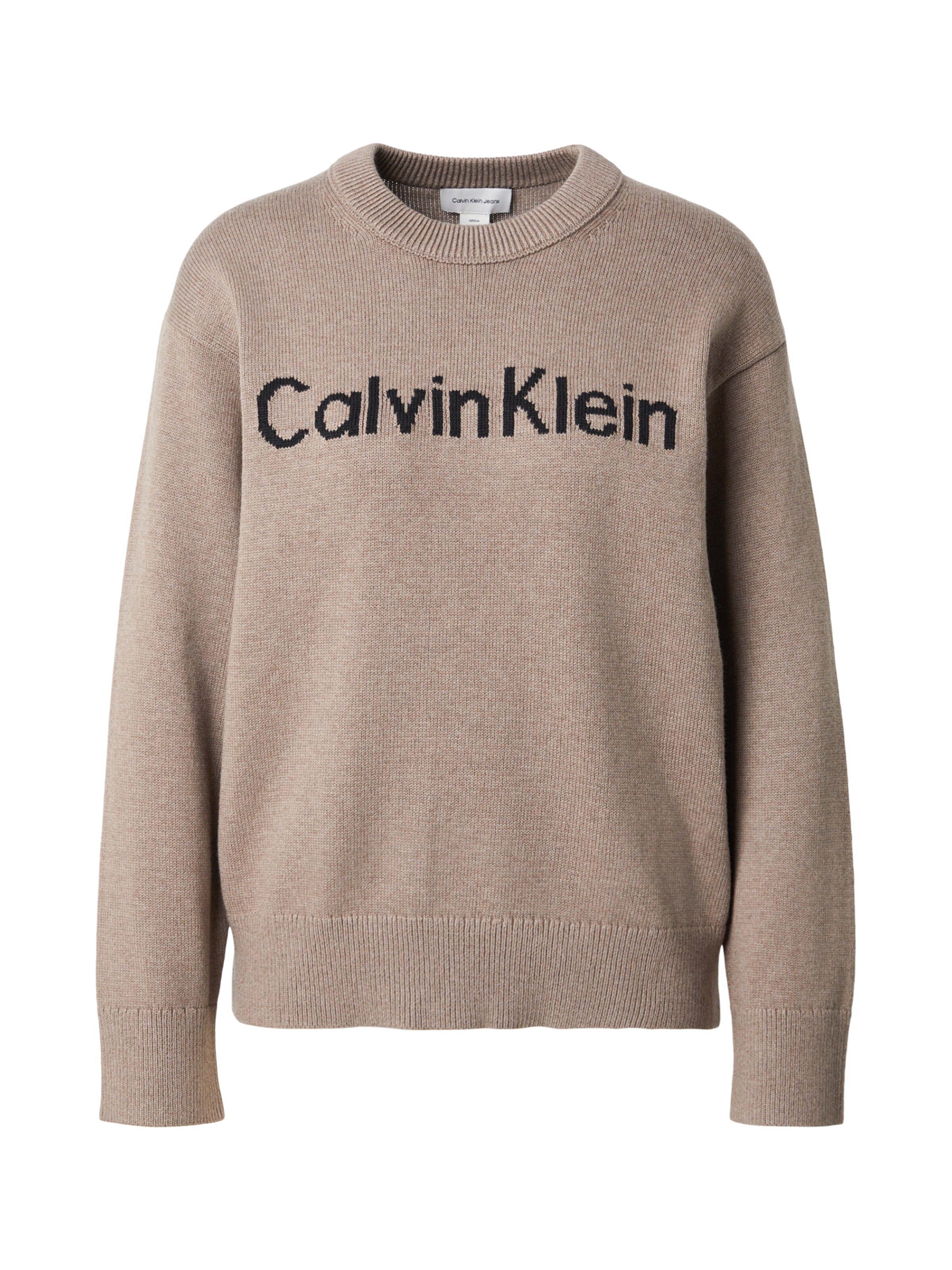 Calvin Klein Jeans Pullover in Braun: Vorderseite