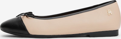 TOMMY HILFIGER Ballerina värissä puuteri / musta, Tuotenäkymä