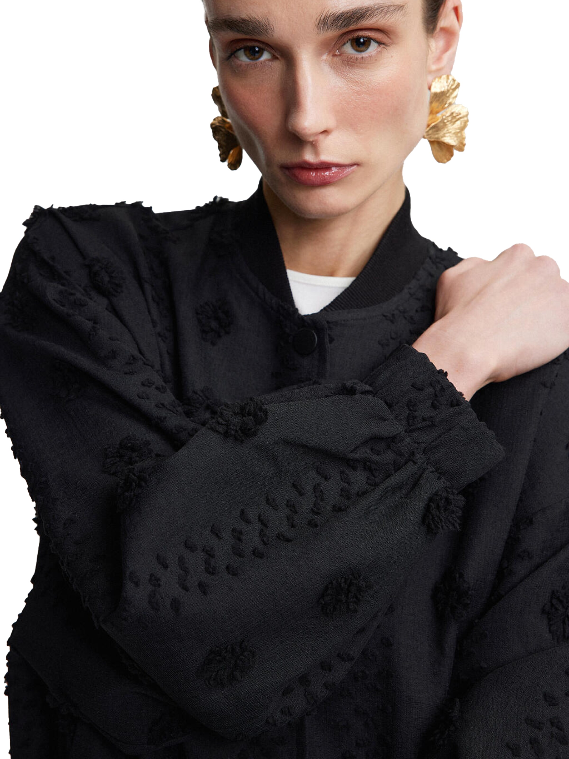 Touche Prive Between-Season Jacket in Black