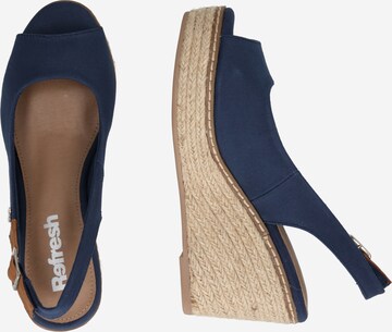 Refresh - Sandalias con hebilla en azul