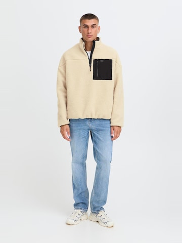!Solid Sports sweater ' SDMCWAIN ' in Beige