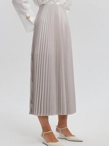 Jupe 'Pleated Skirt' Touché Privé en gris