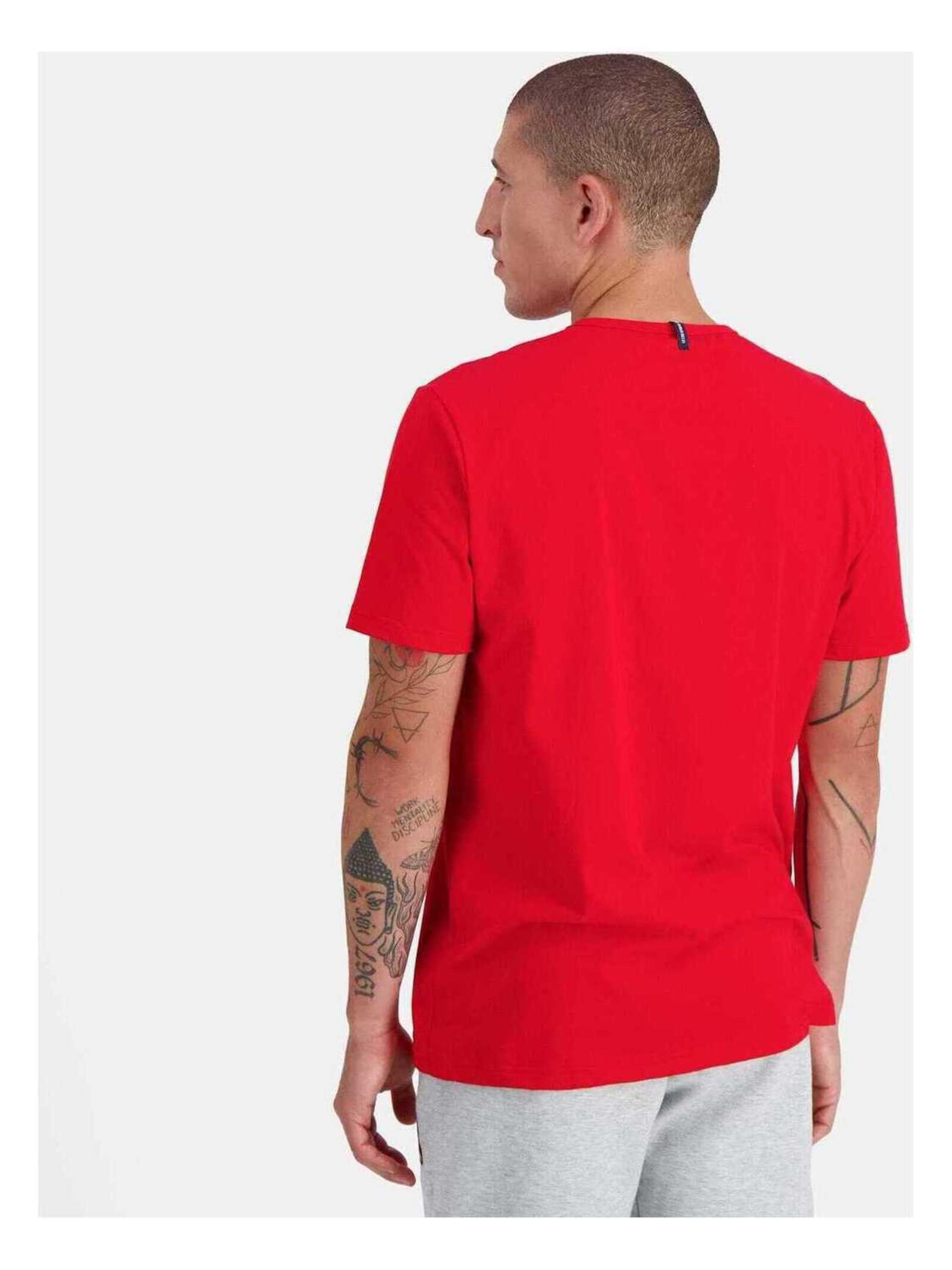 LE COQ SPORTIF - Camiseta en rojo