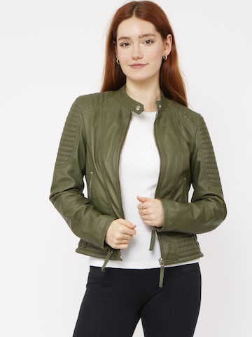 VICCI Germany Between-Season Jacket in Green: front