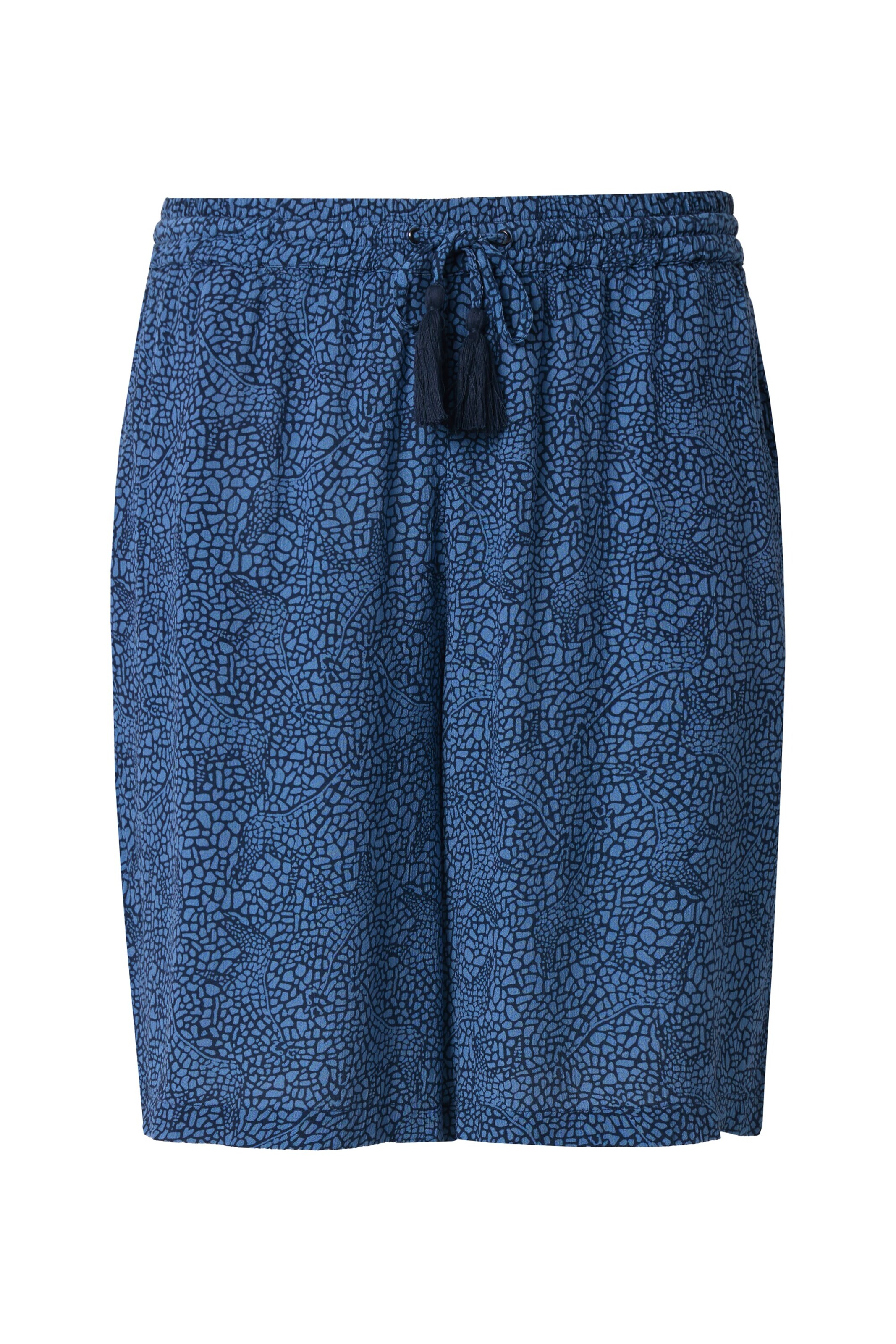 Ulla Popken Broek in Blauw: voorkant