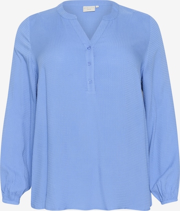 Camicia da donna 'KC Mahlena' di KAFFE CURVE in blu: frontale