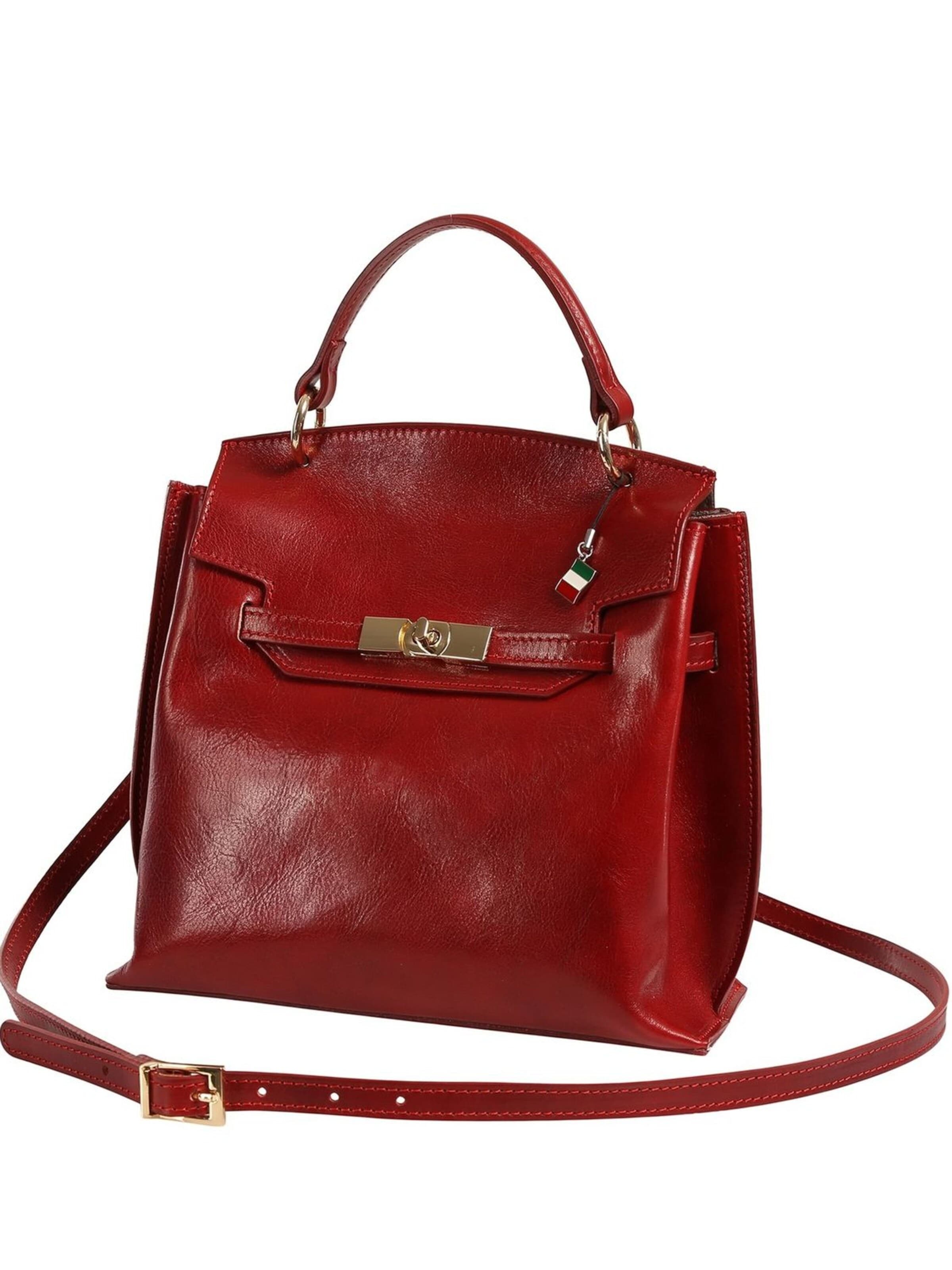 Borsa a mano di Florence in rosso