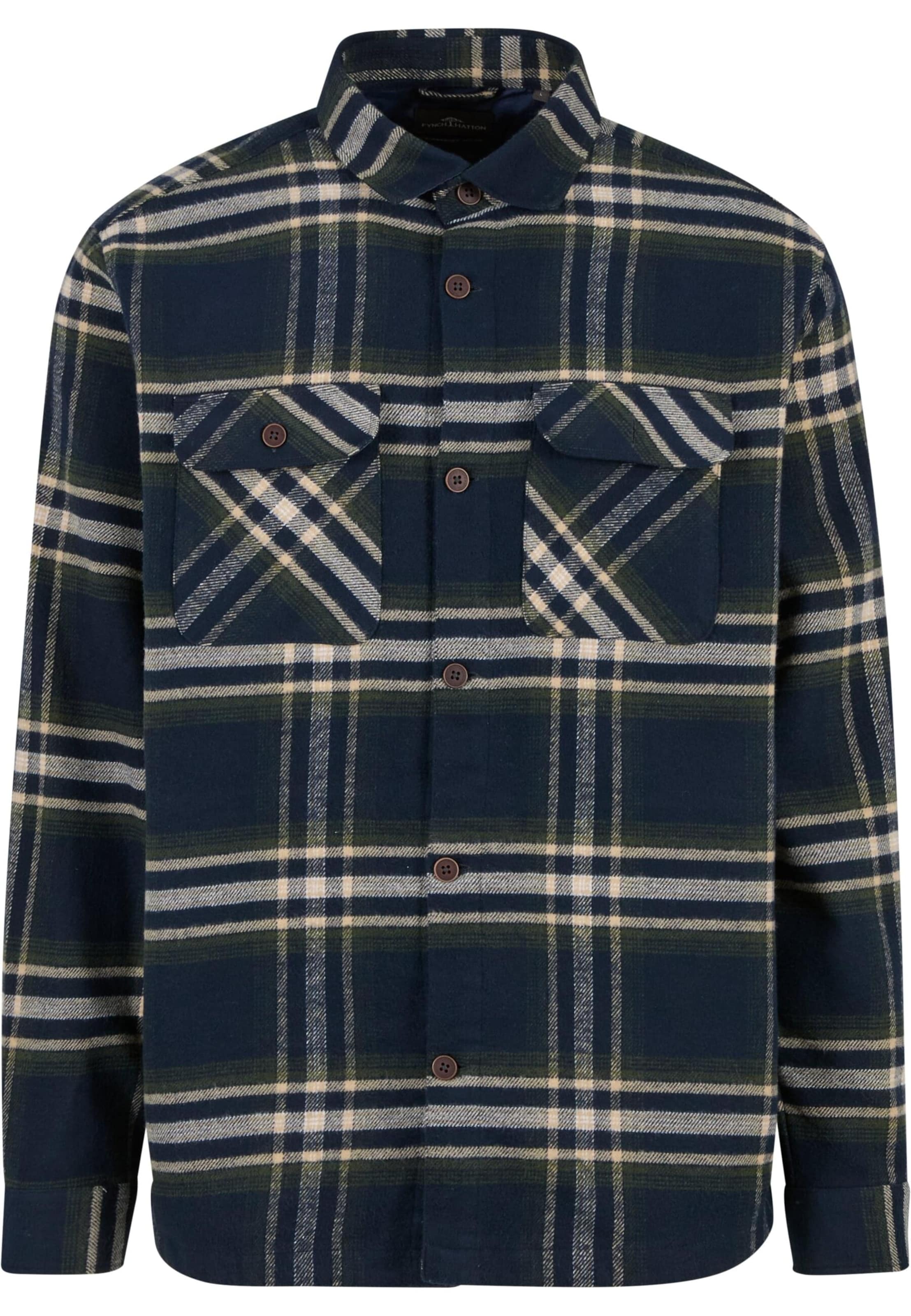 FYNCH-HATTON Comfort Fit Πουκάμισο σε μπλε: μπροστά