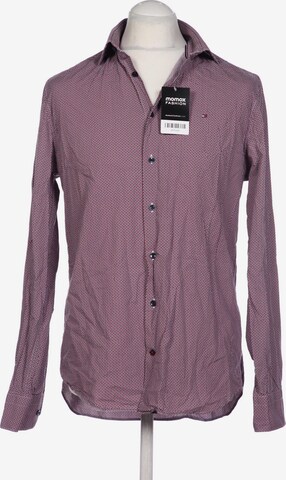 Tommy Hilfiger Tailored Button Up Shirt in L in Red: front