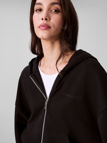 Calvin Klein Sweatjacke in Schwarz