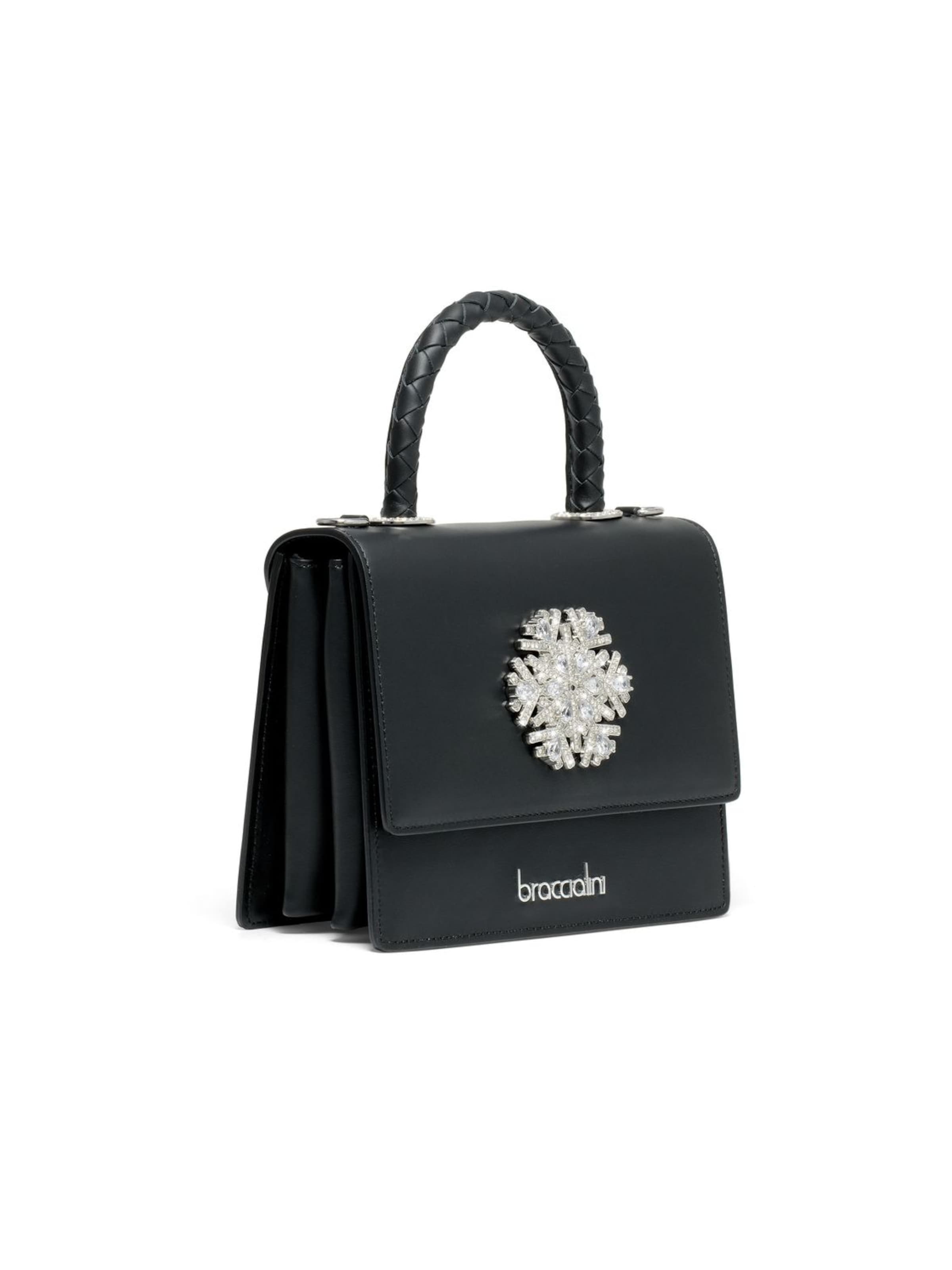 Borsa a mano 'Audrey Fiocco Di Neve' di Braccialini in nero