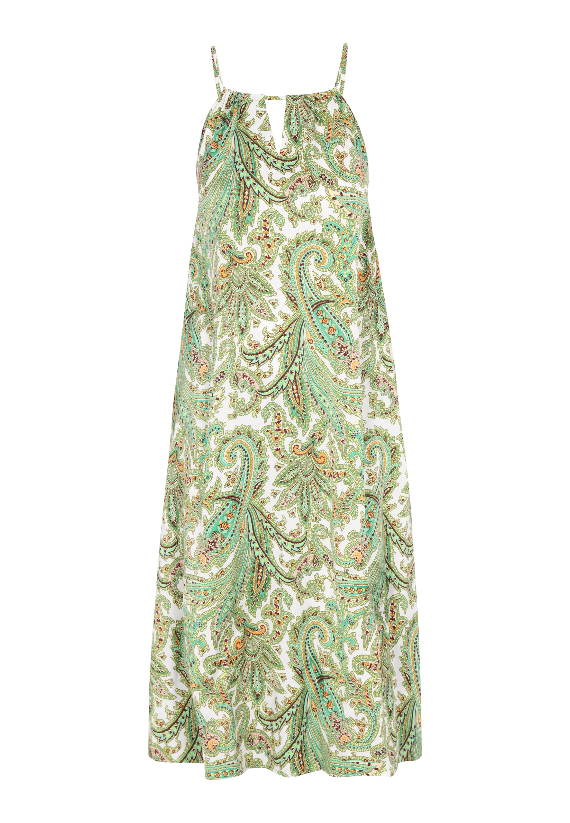 ebeeza - Vestido em verde: frente