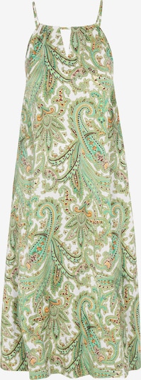 Suknelė iš ebeeza, spalva – šviesiai žalia / tamsiai oranžinė / balta, Prekių apžvalga