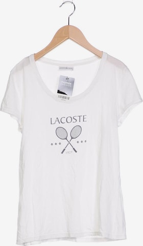 Lacoste Sport Top & Shirt in L in White: front