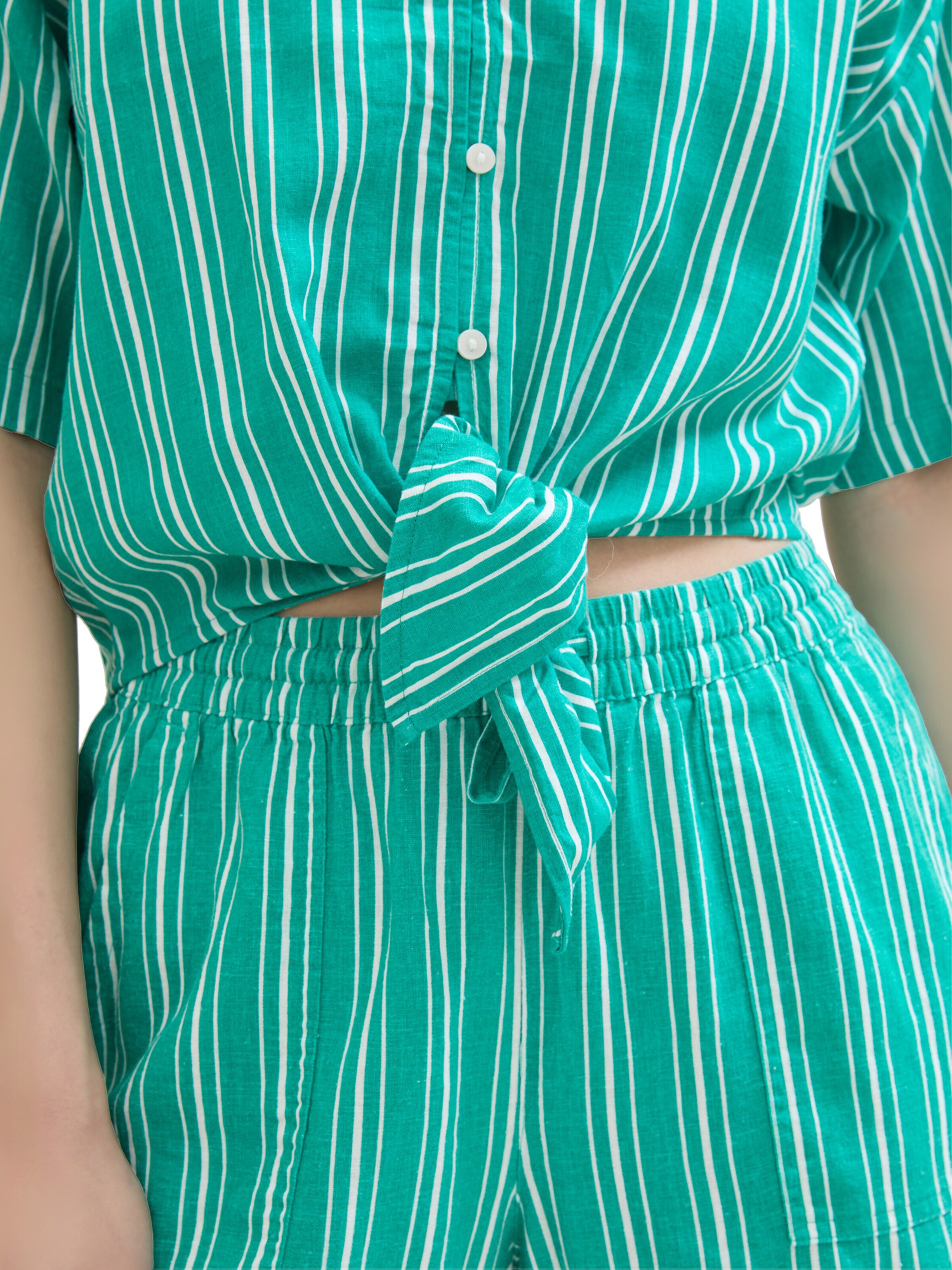 TOM TAILOR DENIM Halenka – zelená